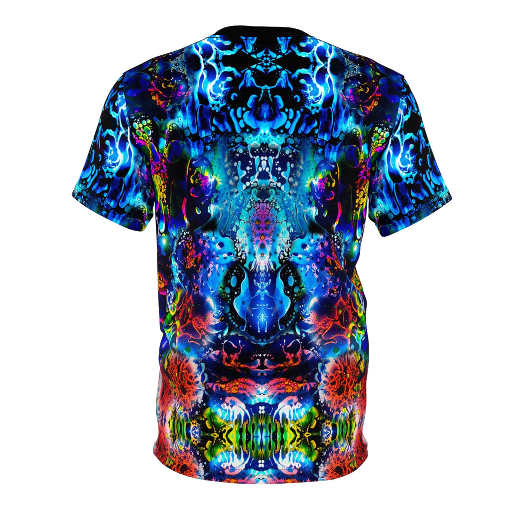 Coral Liquid Light All Over Print Shirt