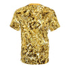 Gold Liquid Light All Over Print Shirt
