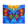 Blue Moth Tapestry