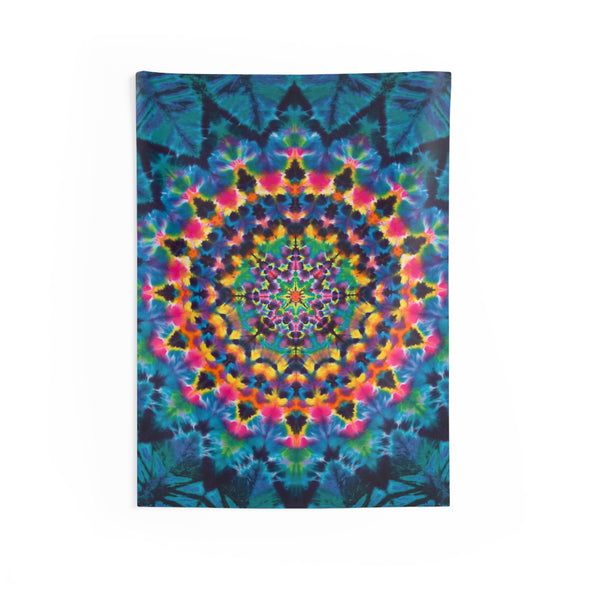Blue Mandala  Tapestries