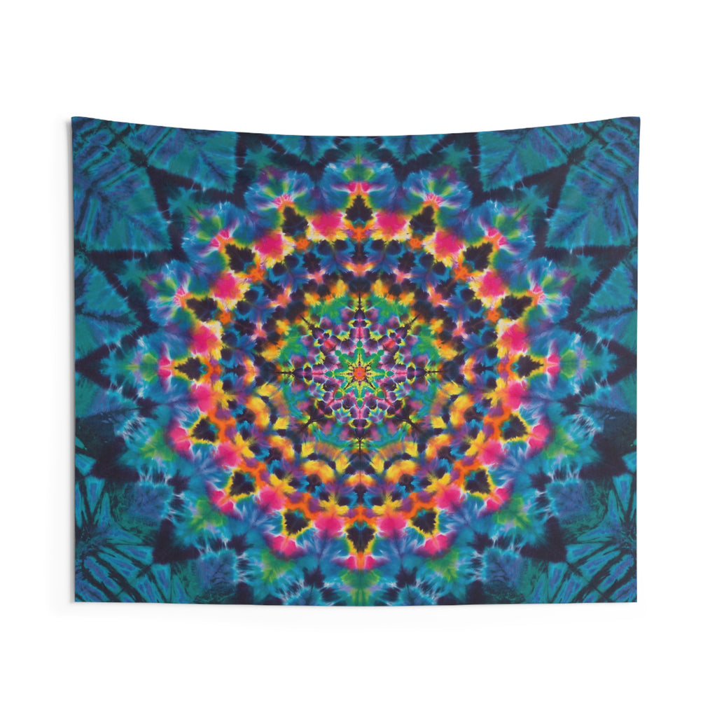 Blue Mandala  Tapestries