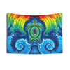Blue Spiral Tapestry