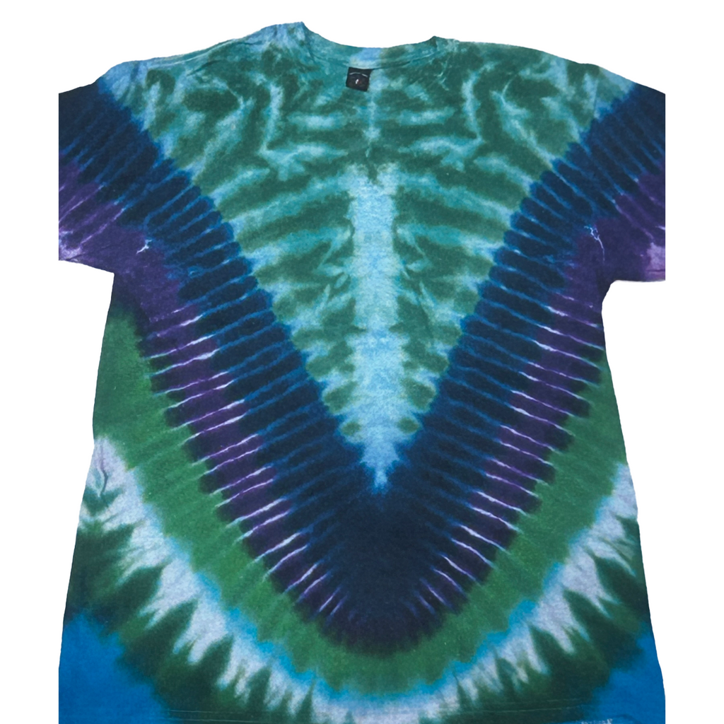 V Dye Spiral Tie-Dye Large