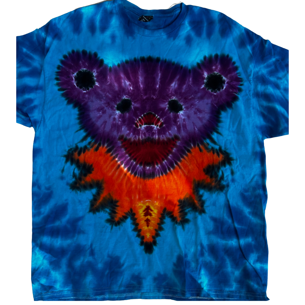 Purple Bear Tie-Dye 2XL