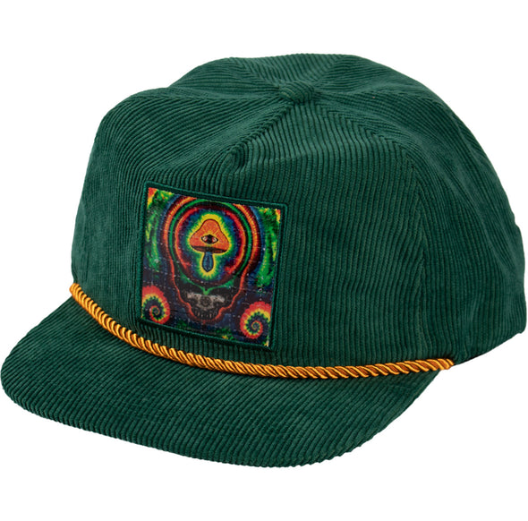 L.S.D. Corduroy Snap Back - Mushroom Stealie