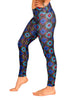Black & Blue Diamond Legging - Jammin UNO Collection