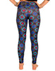 Black & Blue Diamond Legging - Jammin UNO Collection