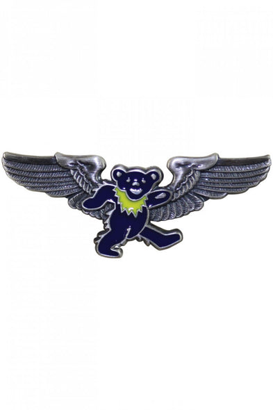 Grateful Dead Blue Bear Pin 1.5"