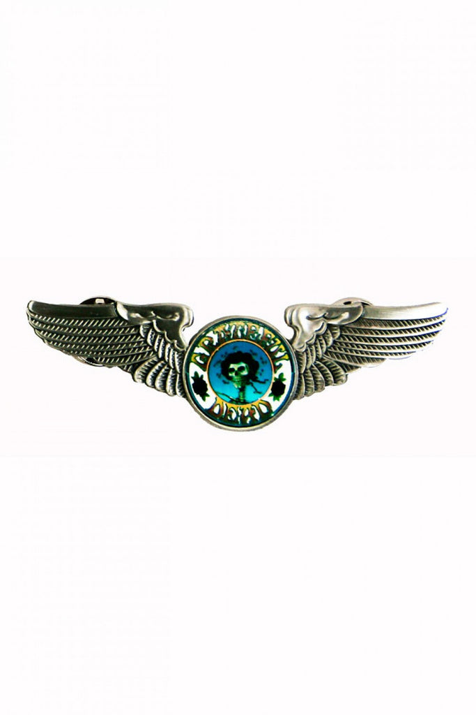Grateful Dead Skull & Roses Pin 3"