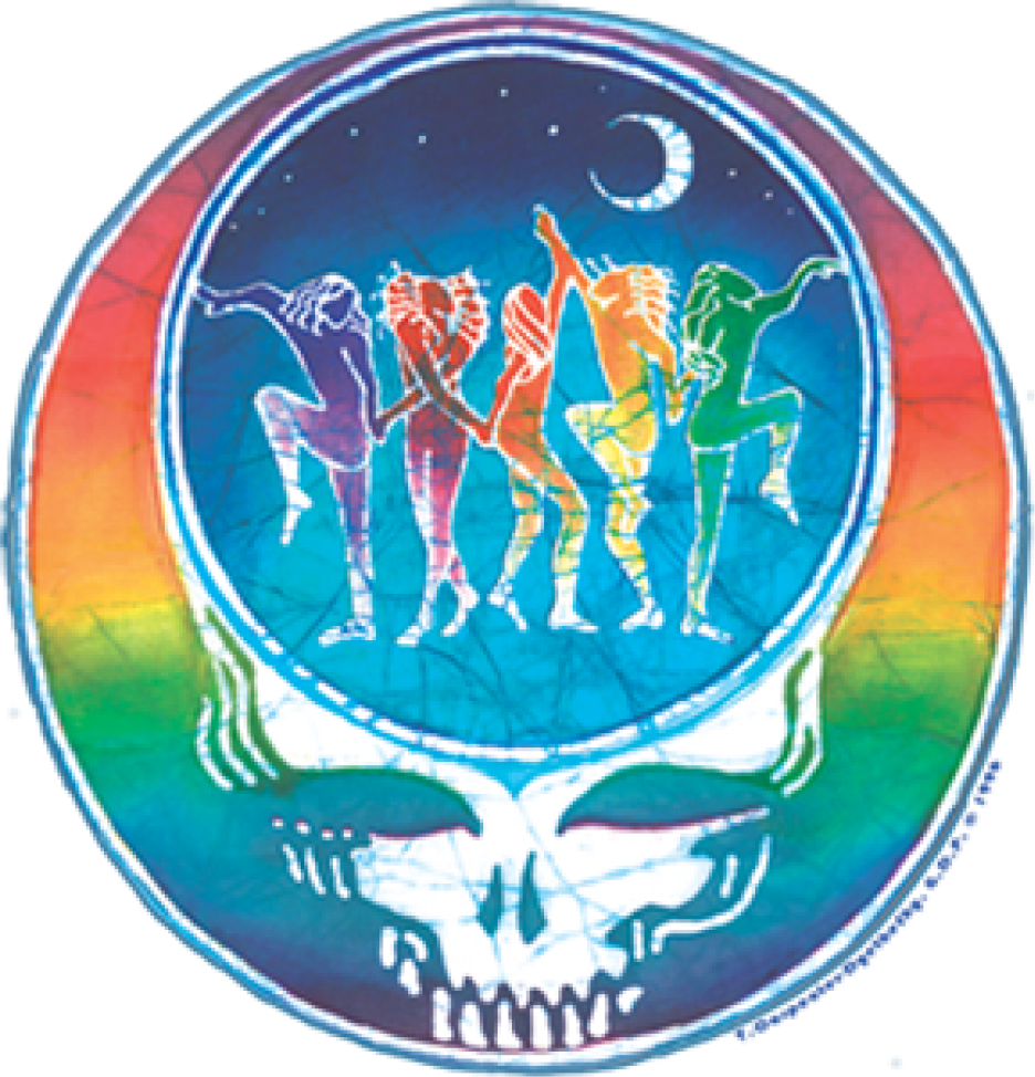Grateful Dead Dance Yr Face Sticker 5"