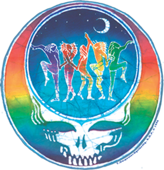 Grateful Dead Dance Yr Face Sticker 5"