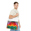 Rainbow Bear Full Spectrum Psychedelic Tie-Dye Tote Bag | JamminOn