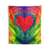 Rainbow Heart Tie-Dye Wall Tapestry | JamminOn