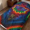 Psychedelic Tie-Dye Velveteen Plush Blanket | JamminOn