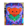 Orange Bear Radial Tie-Dye Wall Tapestry | JamminOn