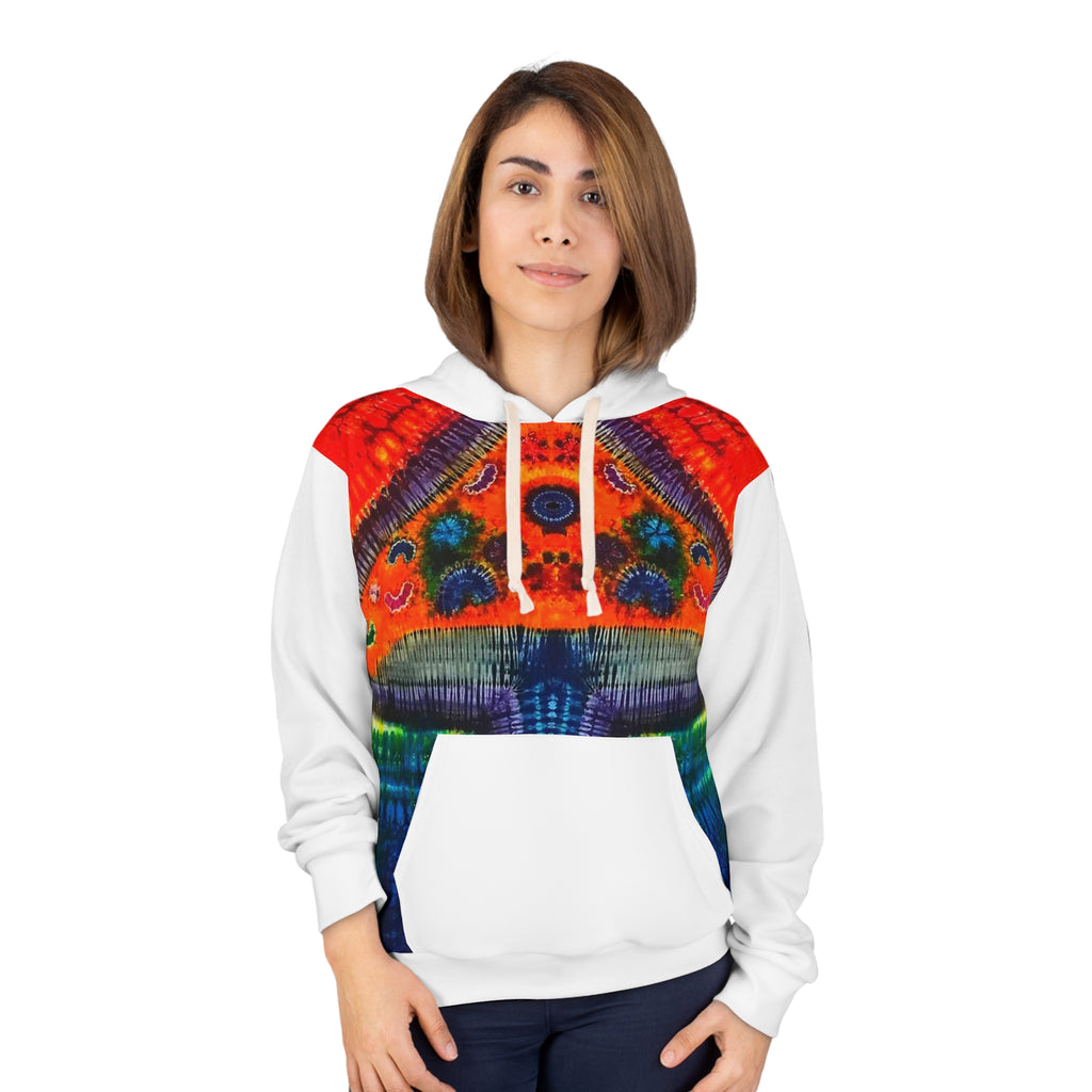 Psychedelic Mushroom Mandala Tie-Dye AOP Hoodie | JamminOn