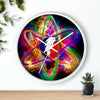 Psychedelic Tie-Dye Wall Clock | JamminOn Festival Home Decor