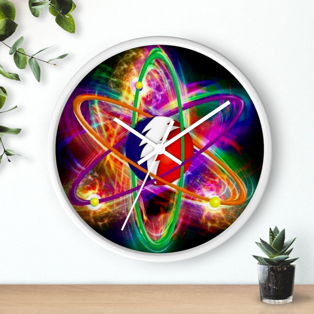 Psychedelic Tie-Dye Wall Clock | JamminOn Festival Home Decor