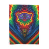 Psychedelic Tie-Dye Velveteen Plush Blanket | JamminOn