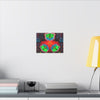 Triple Dancing Bears Tie-Dye Canvas Print | JamminOn