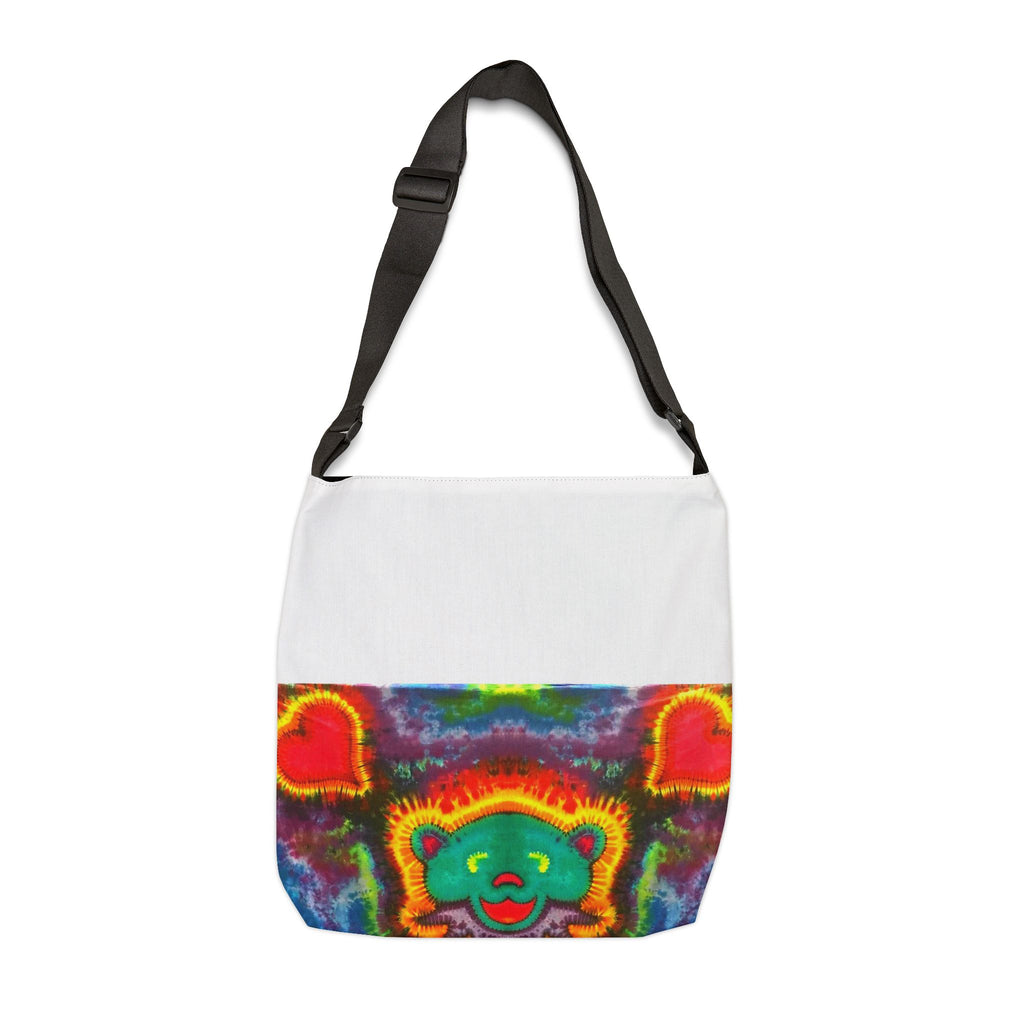Bear and Mushroom Tie-Dye Tote Bag | JamminOn