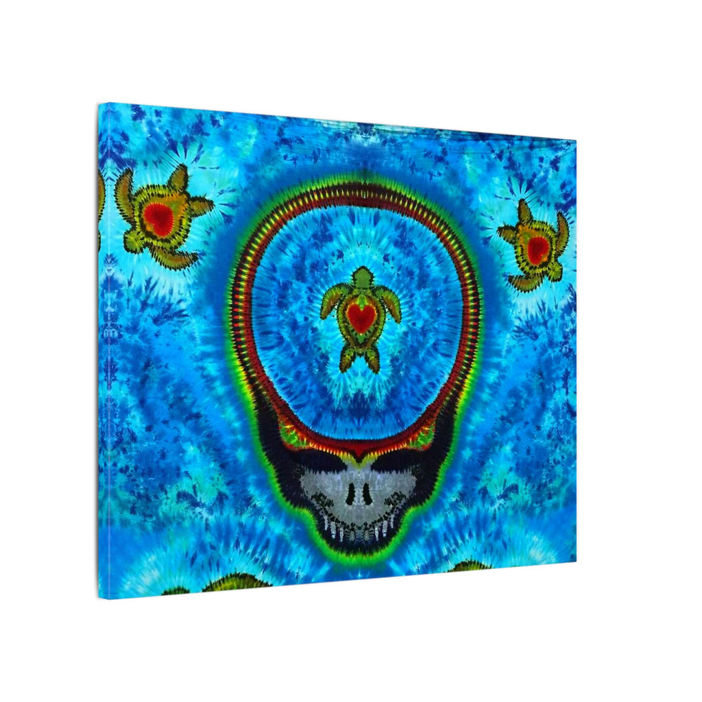 Stealie Turtle Mandala Tie-Dye Canvas Print | JamminOn