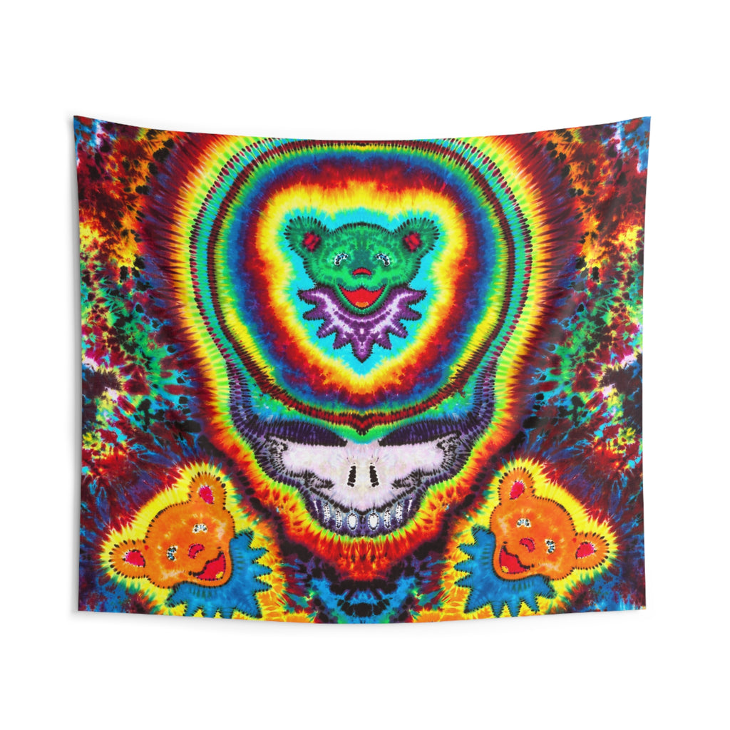 Jeremy's Bears Tie-Dye Wall Tapestry | JamminOn