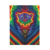 Psychedelic Tie-Dye Velveteen Plush Blanket | JamminOn