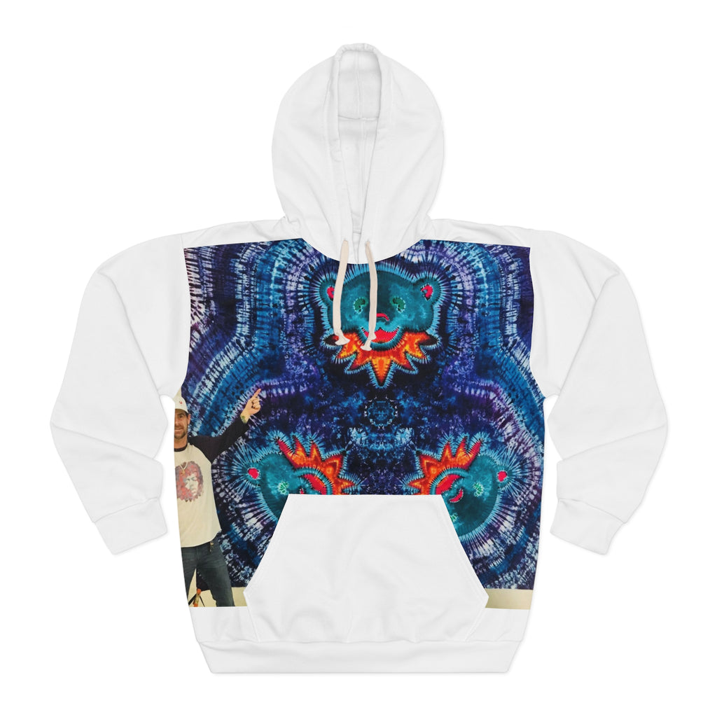 Cosmic Bear Mandala Tie-Dye AOP Hoodie | JamminOn