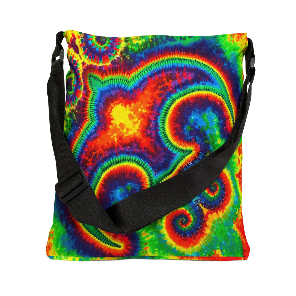 Om Symbol Rainbow Tie-Dye Tote Bag | JamminOn