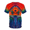 Psychedelic Mushroom Mandala Tie-Dye AOP Shirt | JamminOn