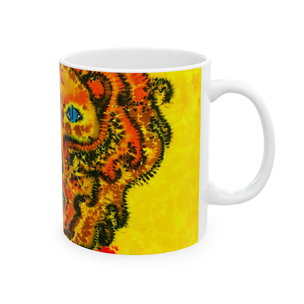 Rasta Lion Tie-Dye Ceramic Mug | JamminOn