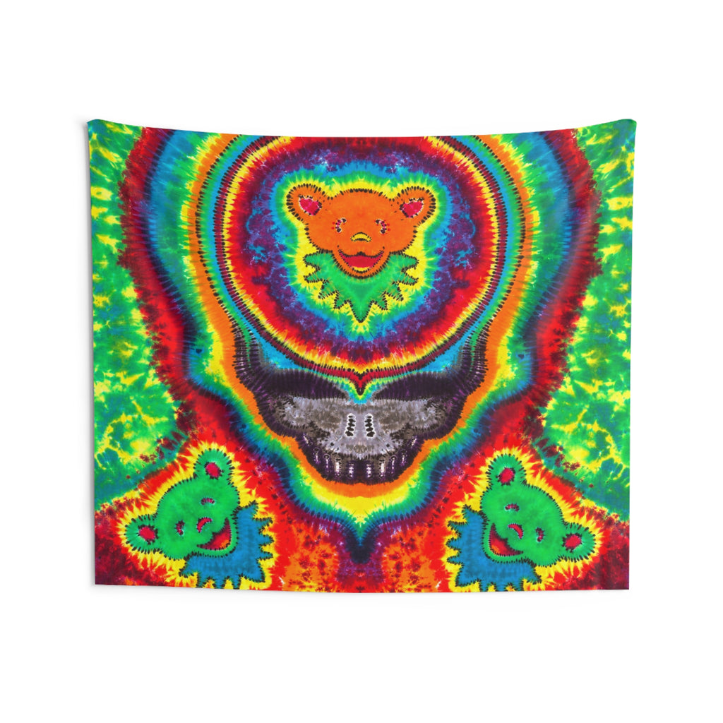 Steal Your Bears Tie-Dye Wall Tapestry | JamminOn