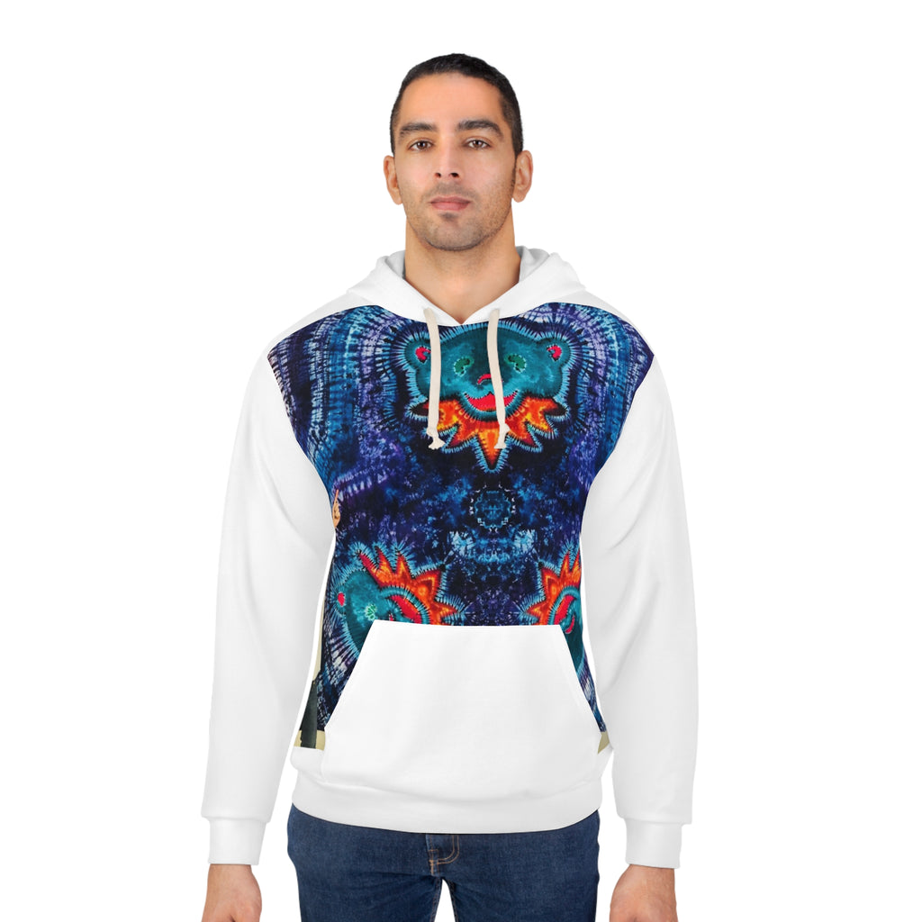 Cosmic Bear Mandala Tie-Dye AOP Hoodie | JamminOn