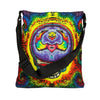 Stealie Bear Heart Tie-Dye Tote Bag | JamminOn