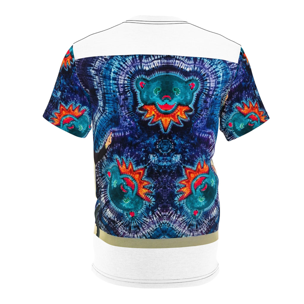 Cosmic Bear Mandala Tie-Dye AOP Shirt - JamminOn