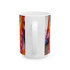 Rainbow Bear Full Spectrum Psychedelic Tie-Dye Coffee Mug | JamminOn