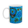 Stealie Turtle Mandala Tie-Dye Ceramic Mug | JamminOn