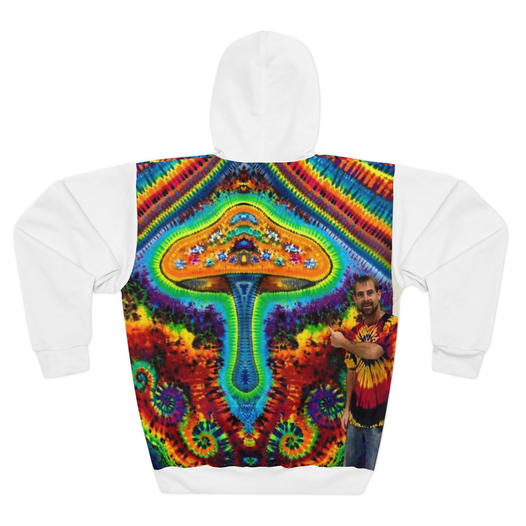 Psychedelic Mushroom Spiral Tie-Dye AOP Hoodie | JamminOn