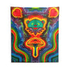 Bear and Mushroom Tie-Dye Wall Tapestry | JamminOn