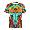 Mushroom Tie-Dye AOP Shirt | JamminOn