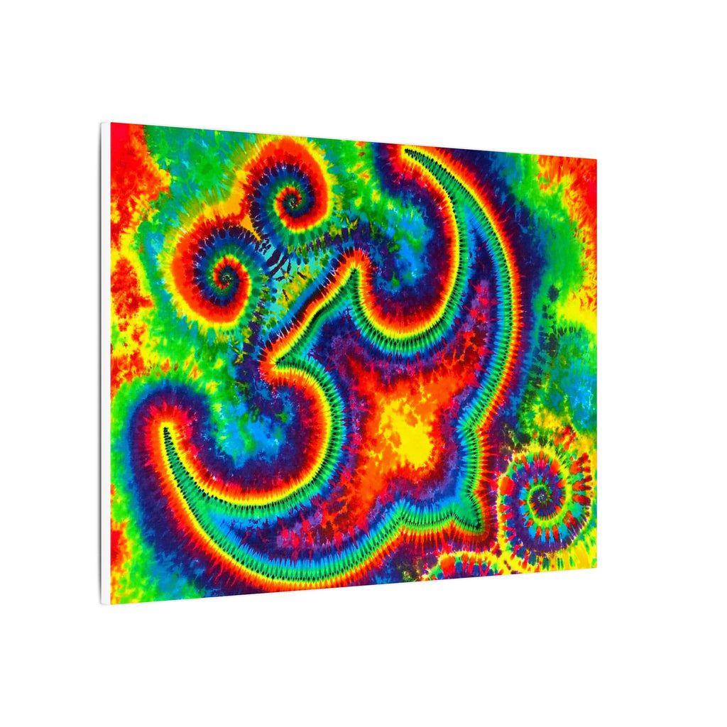 Om Symbol Rainbow Tie-Dye Canvas Print | JamminOn