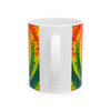 Psychedelic Mushroom Mandala Tie-Dye Ceramic Mug | JamminOn