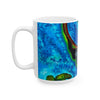 Stealie Turtle Mandala Tie-Dye Ceramic Mug | JamminOn