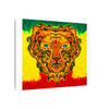 Rasta Lion Tie-Dye Canvas Print | JamminOn