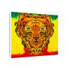 Rasta Lion Tie-Dye Canvas Print | JamminOn