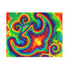 Om Symbol Rainbow Tie-Dye Canvas Print | JamminOn