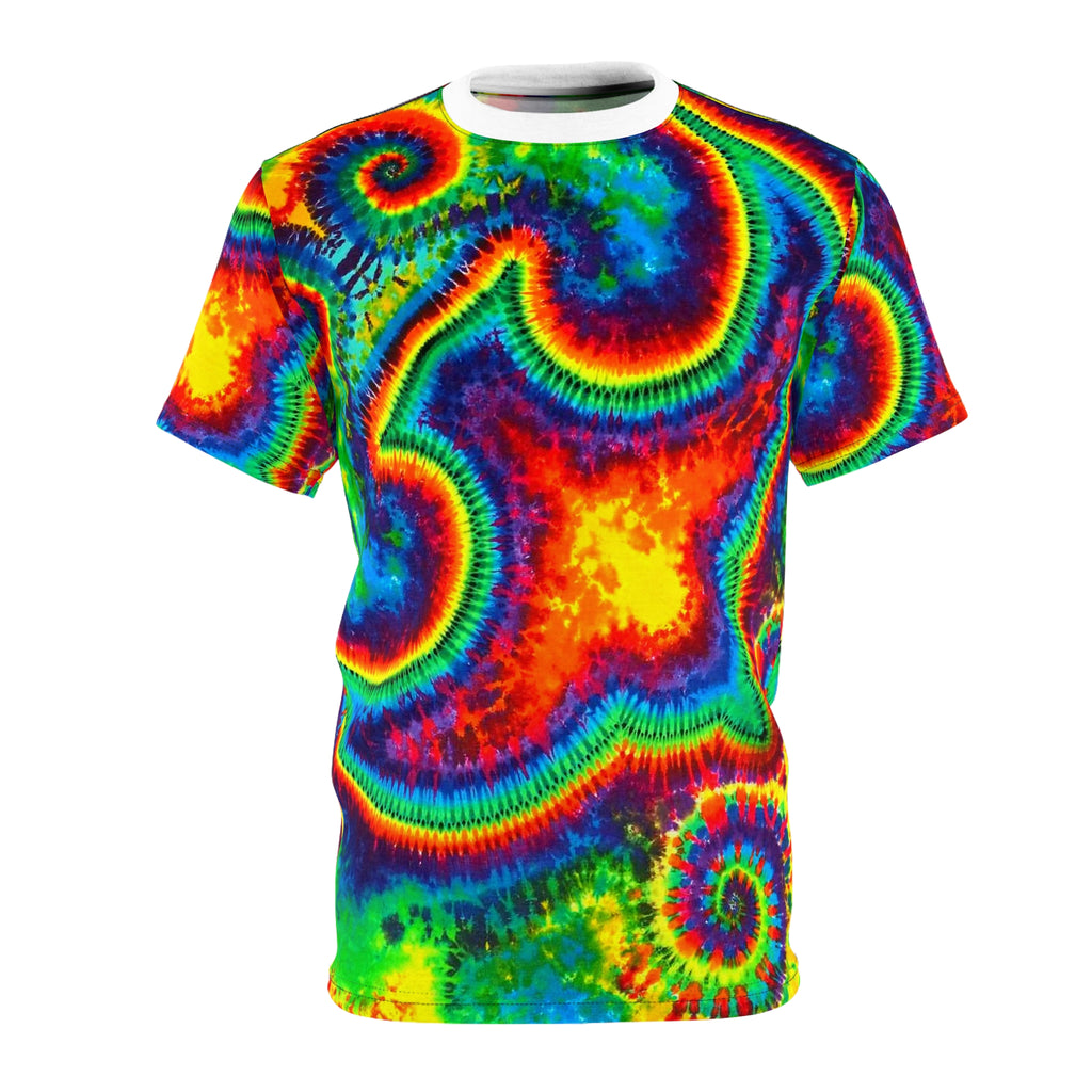 Om Symbol Rainbow Tie-Dye AOP Shirt | JamminOn