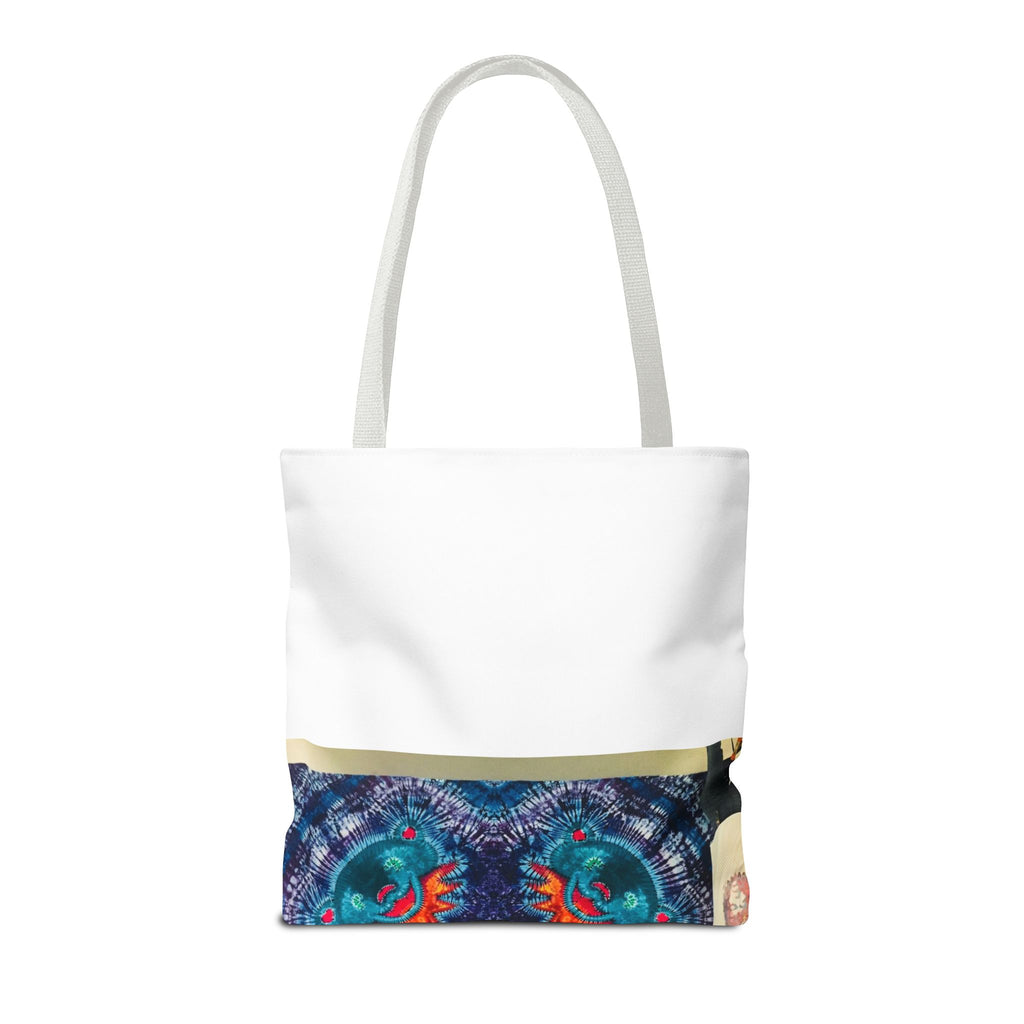 Cosmic Bear Mandala Psychedelic Tie-Dye Tote Bag | JamminOn