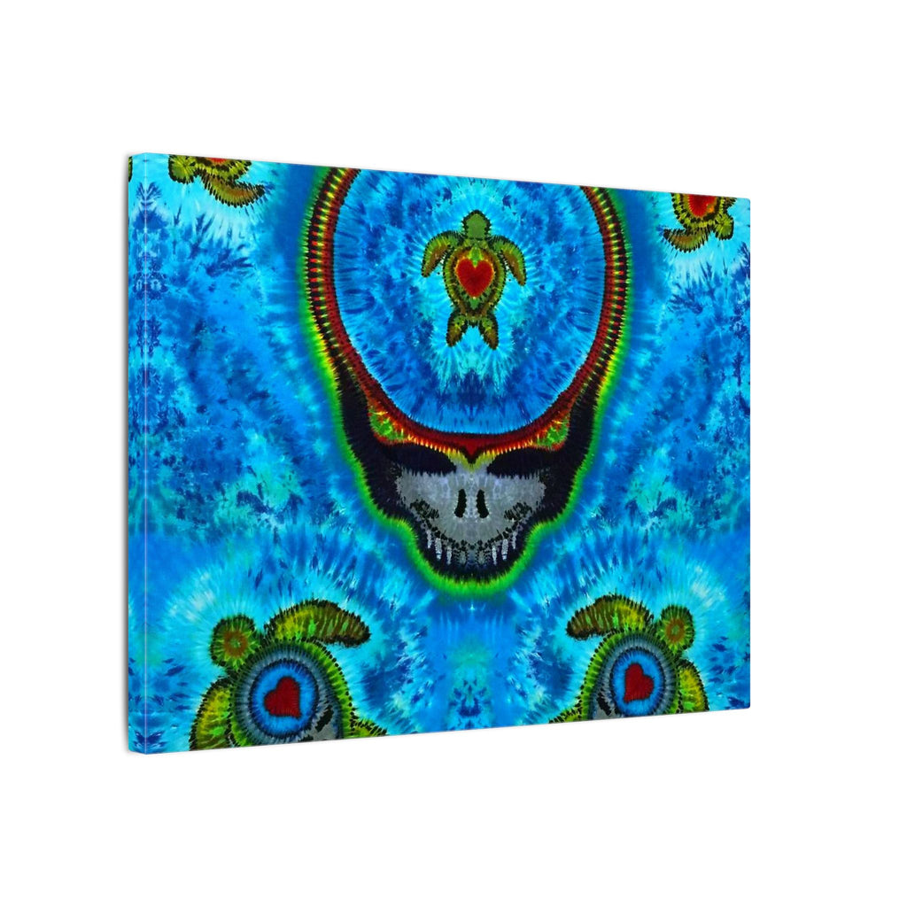 Stealie Turtle Mandala Tie-Dye Canvas Print | JamminOn